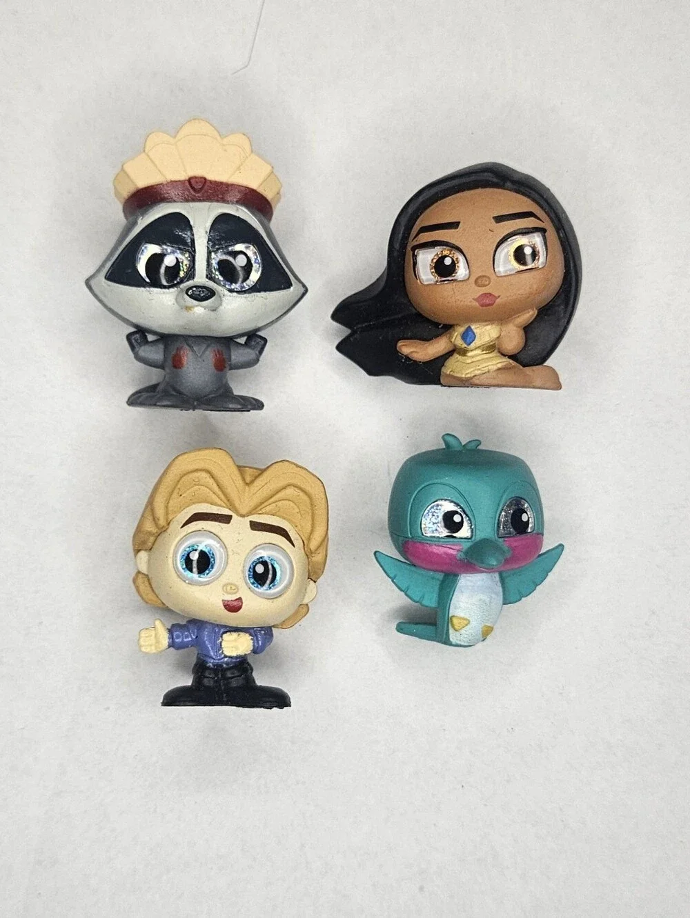 Disney Doorables Series 10 Pocahonta Meeko Flit John Characters Figures Lot of 4